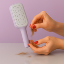 Escova de Cabelo - Limpa Sozinha e Alinha em Segundos!
