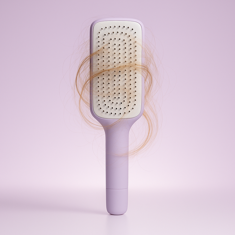 Escova de Cabelo - Limpa Sozinha e Alinha em Segundos!