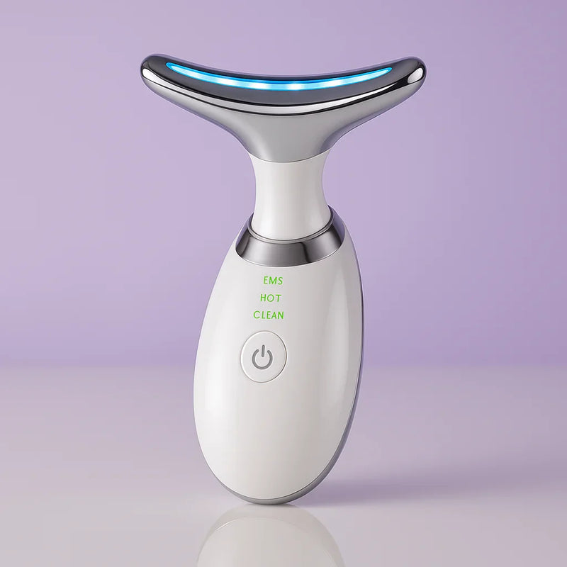 Massageador Facial LED - Rejuvenesça a Pele em Minutos!