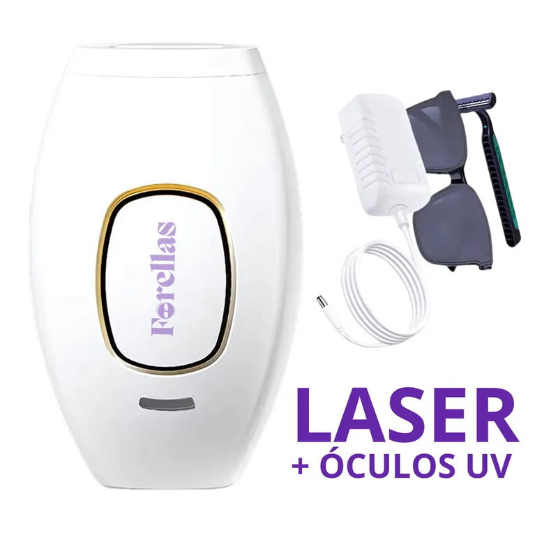 Depilador a Laser Portátil – Pele Lisa, Sem Dor e Sem Alergias!