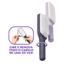 Escova de Cabelo - Limpa Sozinha e Alinha em Segundos!