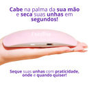 Mini Cabine UV LED - Unhas Secas em Segundos!