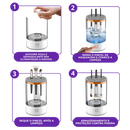 Lavador Automático - Lave e Seque Pincéis Sem Esforço!