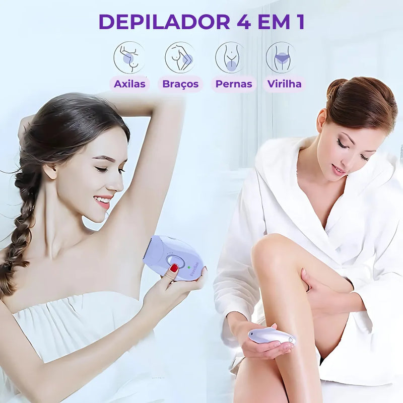 Depilador Elétrico - Multifuncional para Corpo e Rosto!