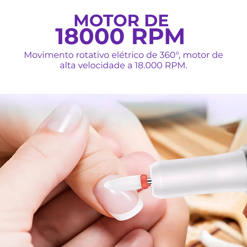 Kit Profissional Unhas - Lixe, Poli e Remova Cutículas Já!