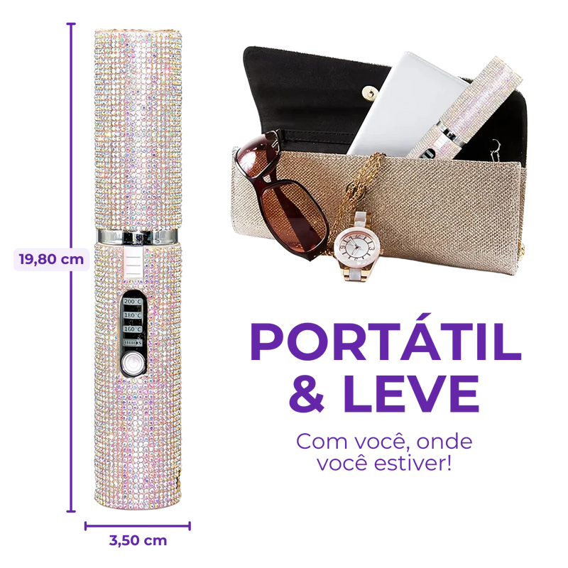 Chapinha USB Portátil - Alise os Fios Onde Você Estiver!