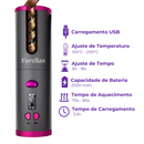 Modelador de Cachos – Portátil, Prático e Rápido!