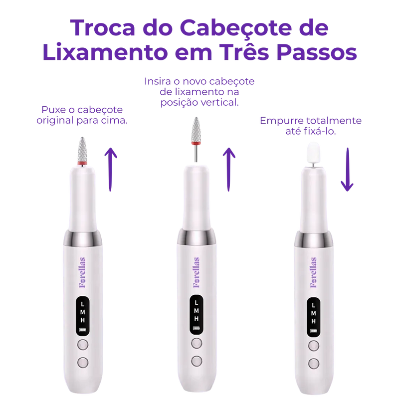 Kit Profissional Unhas - Lixe, Poli e Remova Cutículas Já!