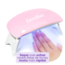 Mini Cabine UV LED - Unhas Secas em Segundos!