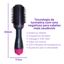 Escova Alisadora e Secadora – Cachos Alisados em Segundos!