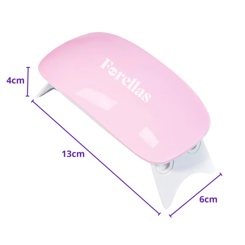 Mini Cabine UV LED - Unhas Secas em Segundos!