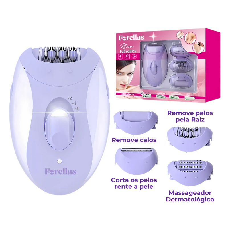 Depilador Elétrico - Multifuncional para Corpo e Rosto!
