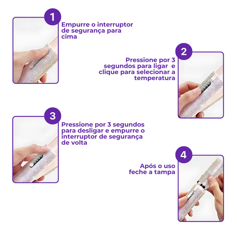 Chapinha USB Portátil - Alise os Fios Onde Você Estiver!