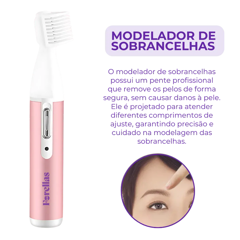 Depilador 4 em 1 - Rápido, Seguro e Resistente à Água!