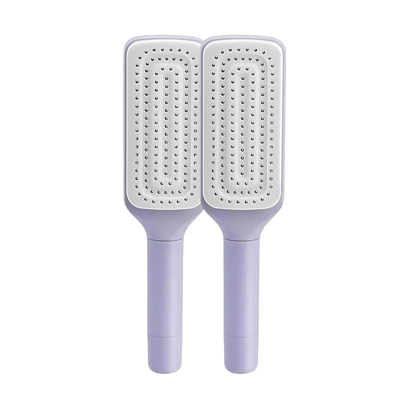 Escova de Cabelo - Limpa Sozinha e Alinha em Segundos!