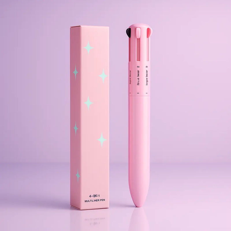 Caneta 4 em 1 - Make Completa: Olhos, Pele e Sobrancelha!