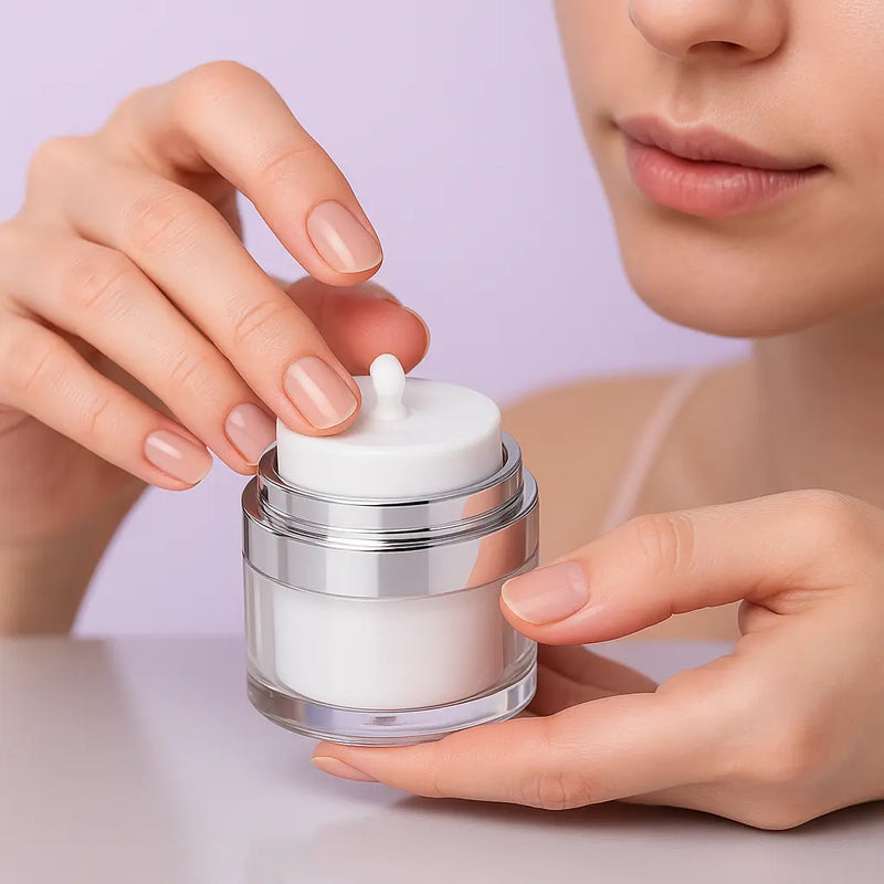 Pote de Creme a Vácuo - Feito Para Sua Rotina de Skin Care!