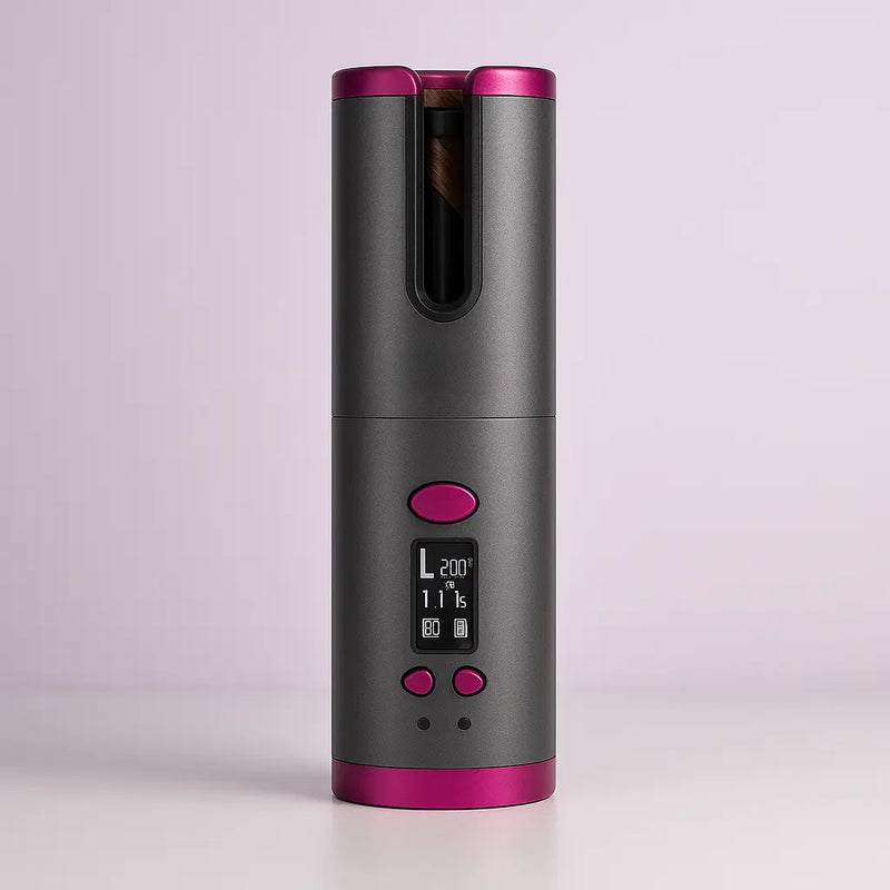 Modelador de Cachos – Portátil, Prático e Rápido!