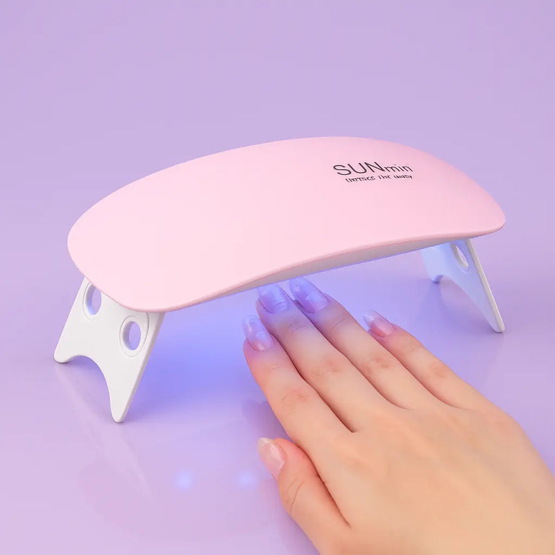 Mini Cabine UV LED - Unhas Secas em Segundos!