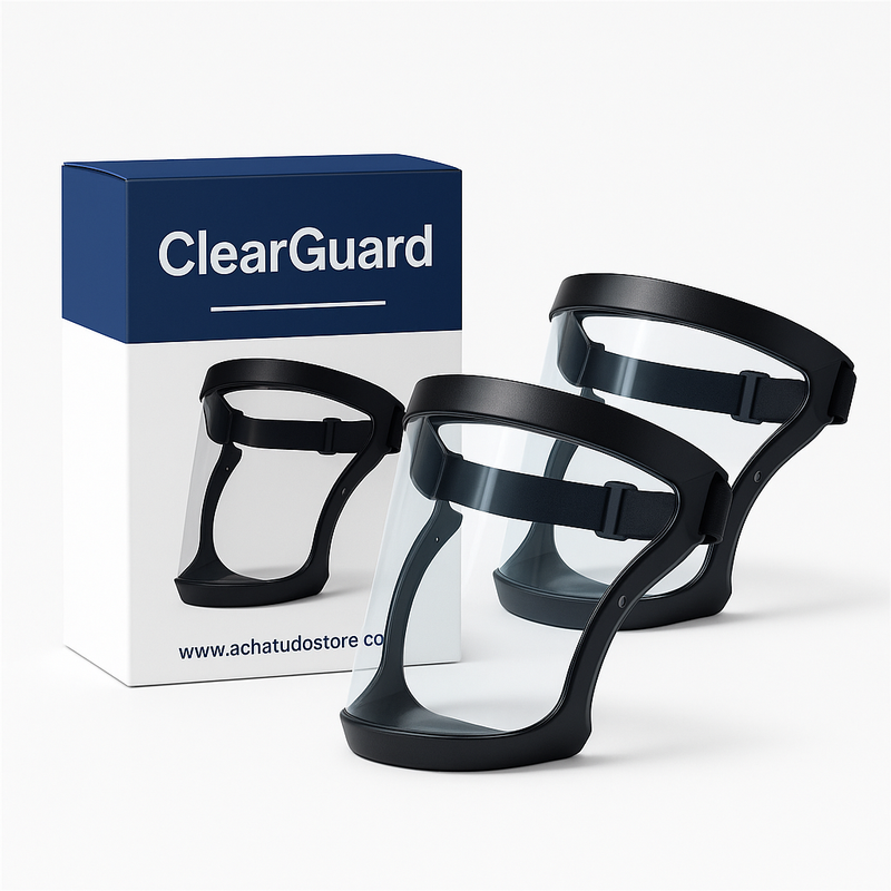 ClearGuard™ - Máscara protetora Facial