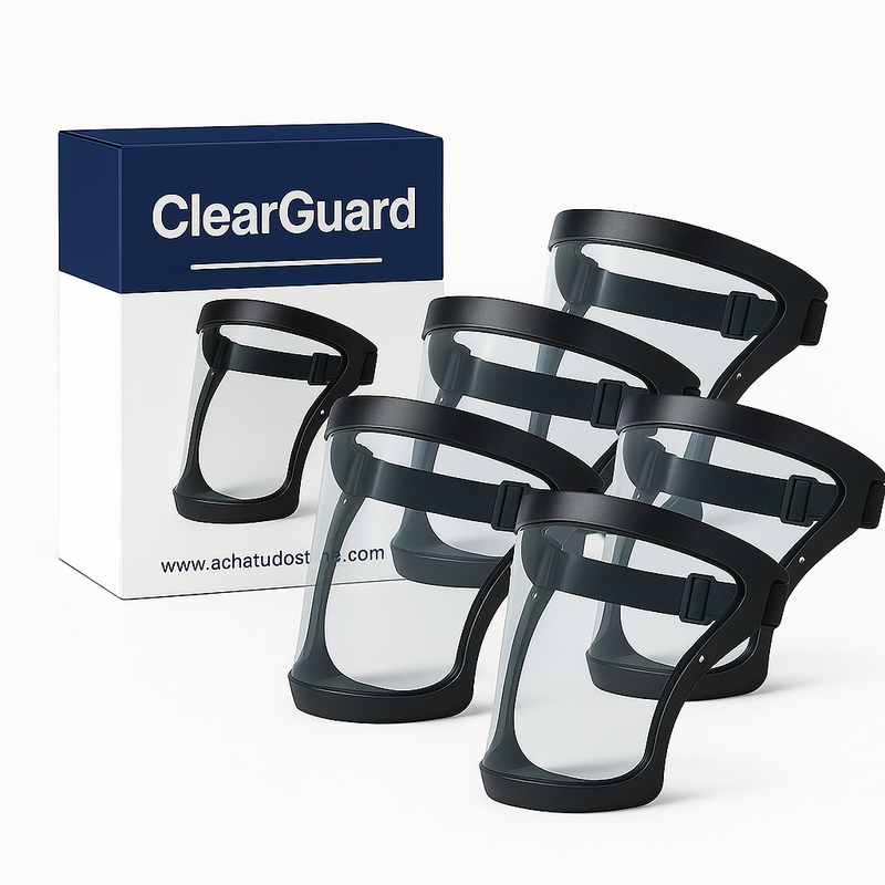 ClearGuard™ - Máscara protetora Facial