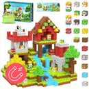 Blocos de Montar Magnéticos com luzes 150PCS – Brinquedo Educativo Montessori STEM Infantil