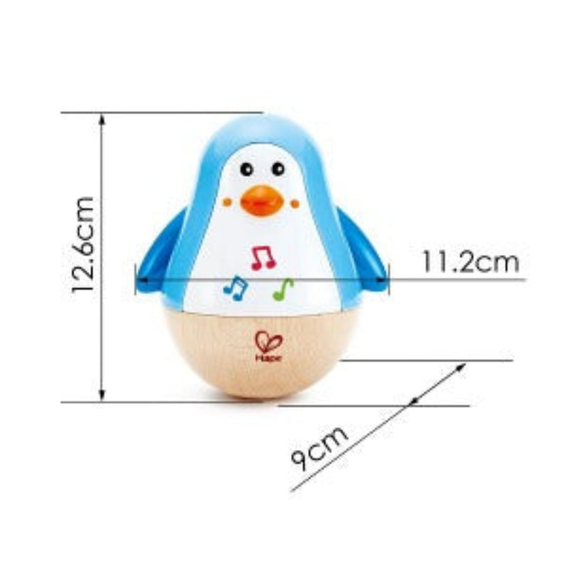 Pinguim Musical Sensorial Balançante Premium Com Movimento e Som Suave – Hape