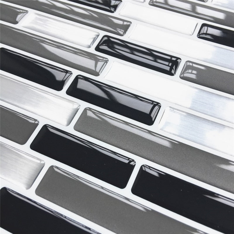 Adesivo Mosaico (28cm x 24cm) - Adesivo de Parede Ladrilhado