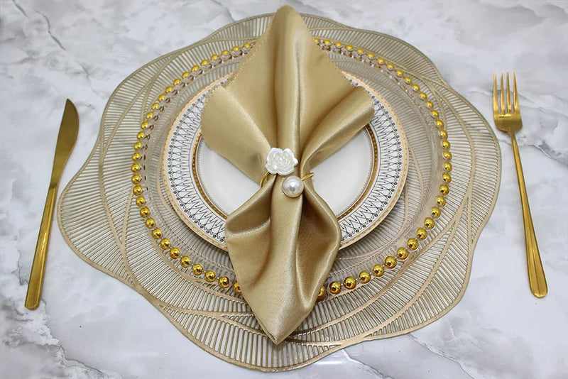 Anéis de Guardanapo com Pérola