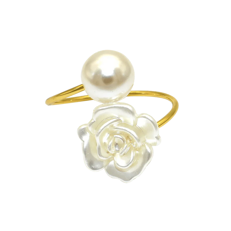 Anéis de Guardanapo com Pérola