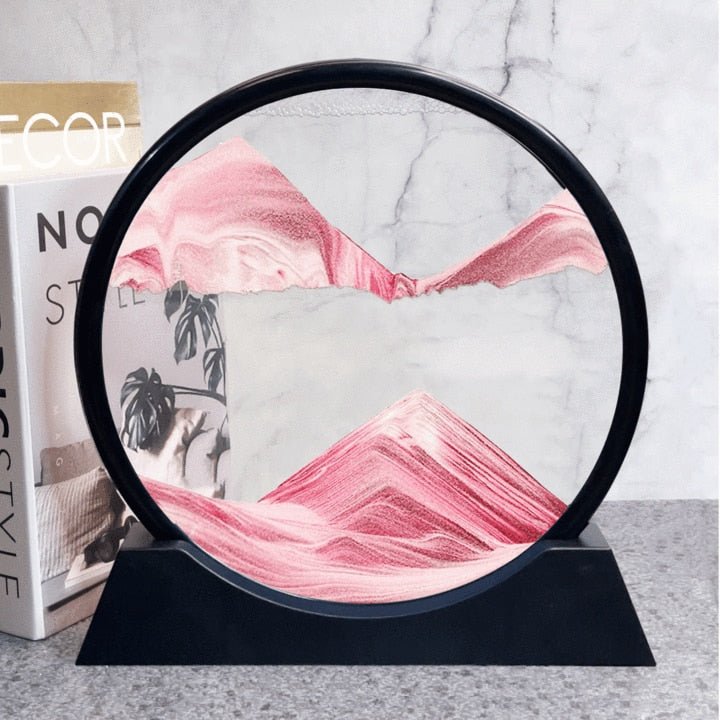 Ampulheta de Mesa Decorativa 3D