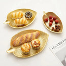 Bandeja Decorativa Nórdica em Forma de frutas e folha