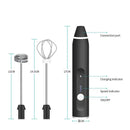 Batedor elétrico portátil para Leite, café, misturar alimentos