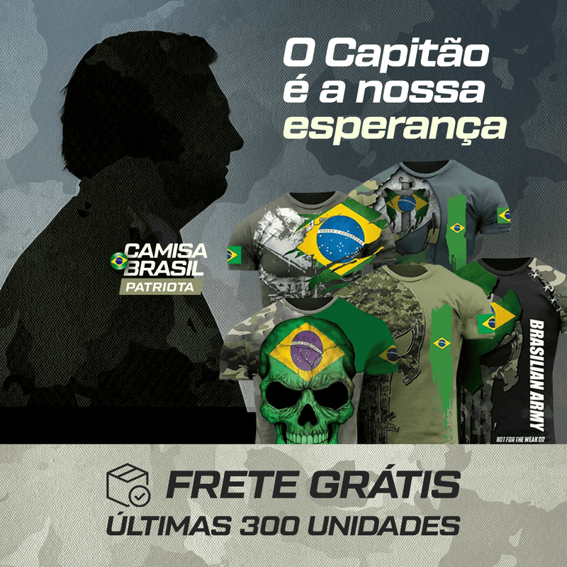 Camisa Brasil Patriota - Ele vai Voltar!