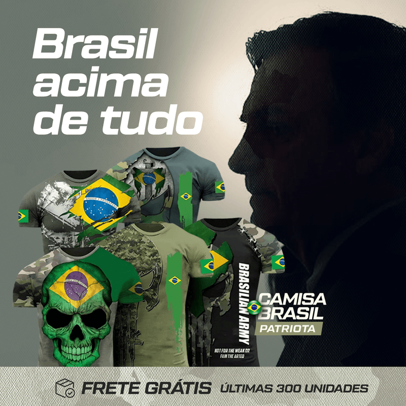 Camisa Brasil Patriota - Ele vai Voltar!