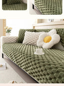 Capa de Sofá premium Aveludada e antiderrapante