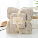 Conjunto de Toalhas em Microfibra Absorvente - Toalha de rosto e toalha de banho