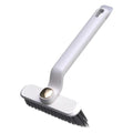 Escova rotativa multifuncional para limpeza de frestas com cerdas rígidas - 2 em 1