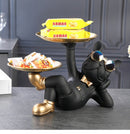 Escultura Decorativa Bulldog Descolado