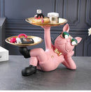 Escultura Decorativa Bulldog Descolado