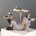 Escultura Decorativa Bulldog Descolado