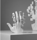 Escultura Decorativa Mão Abstrata