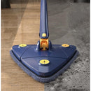 Esfregão Triangulo Mop De Limpeza Ajustável Giratória 360°