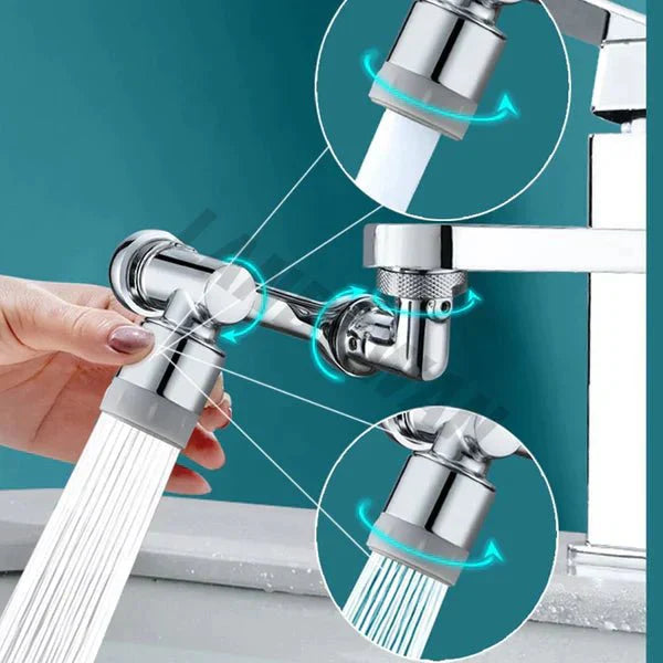 Pague 2 e Leve 3 Unidades - Sprayer Head - Extensor Universal em Inox com Rotação de 1080°
