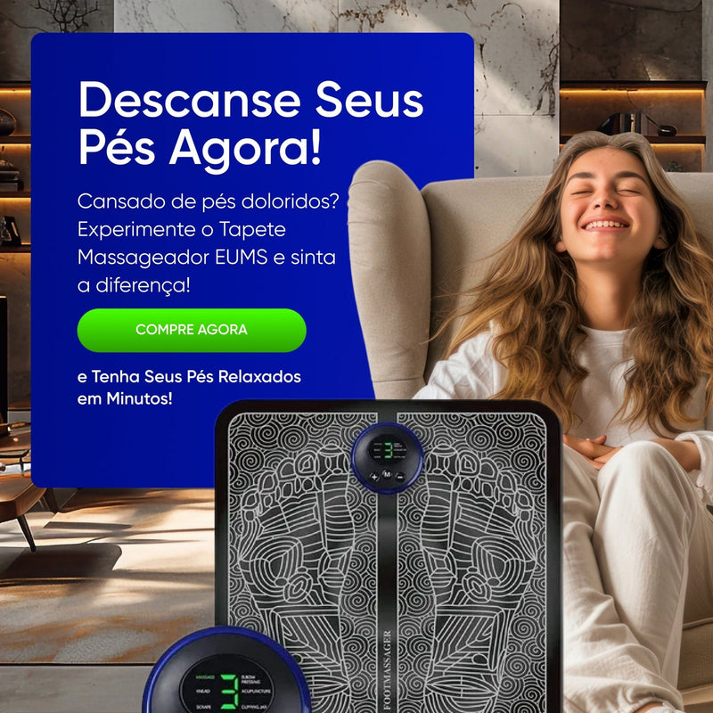 Foot Mat - Tapete Massageador com Tecnologia EUMS