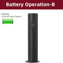 Kit Abridor de Vinho Elétrico - Edição Black Limitada