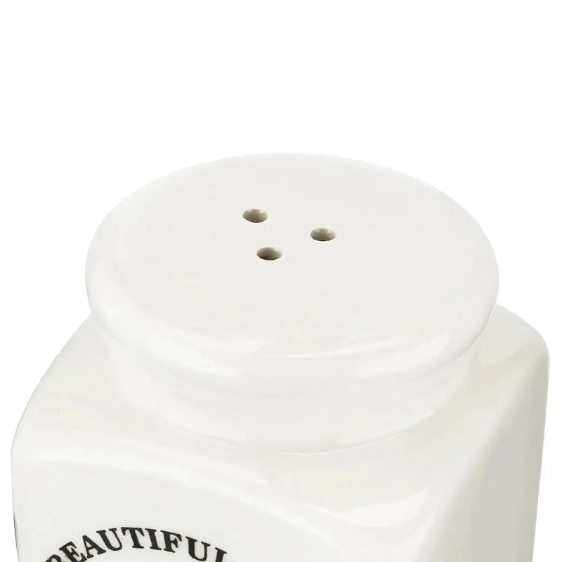 Kit com 4x Pote de tempero de cerâmica com tampa de cortiça