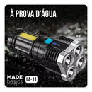Lanterna LED 4 núcleos Super Potente