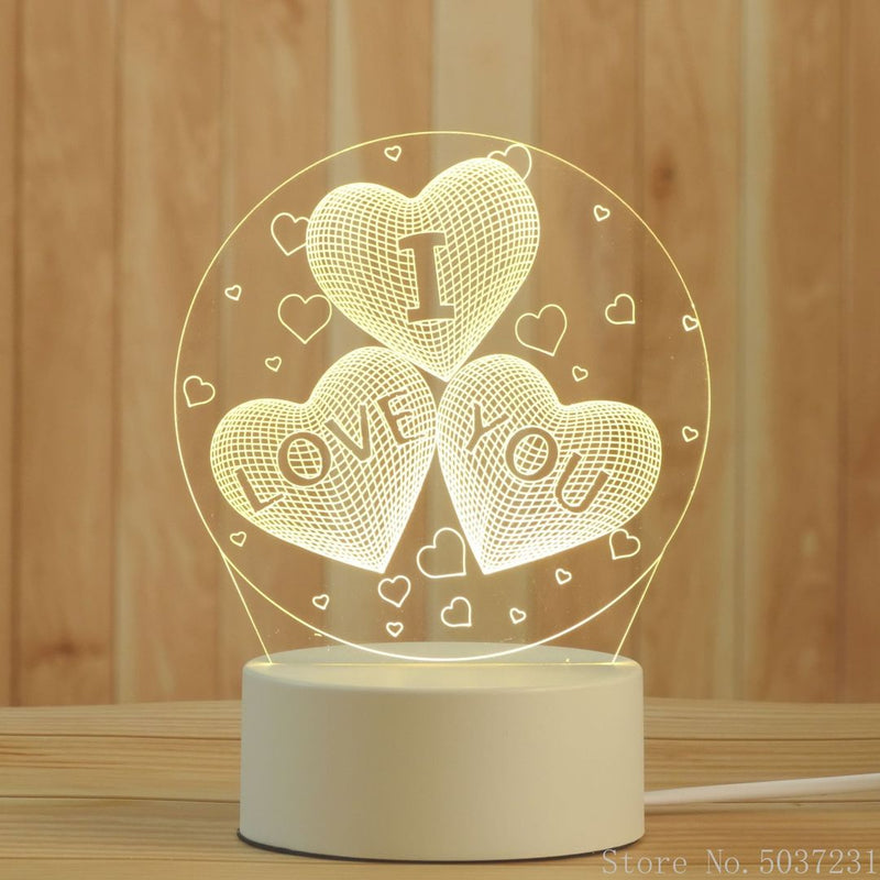 Luminária 3D - Luminárias LED Decorativas 3D