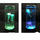 Luminária de Água-viva que Muda de Cor